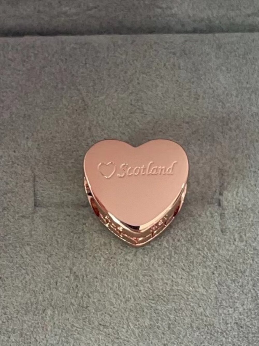 Pandora Scotland Heart Charm Bead Pendant I Love Scotland Charm